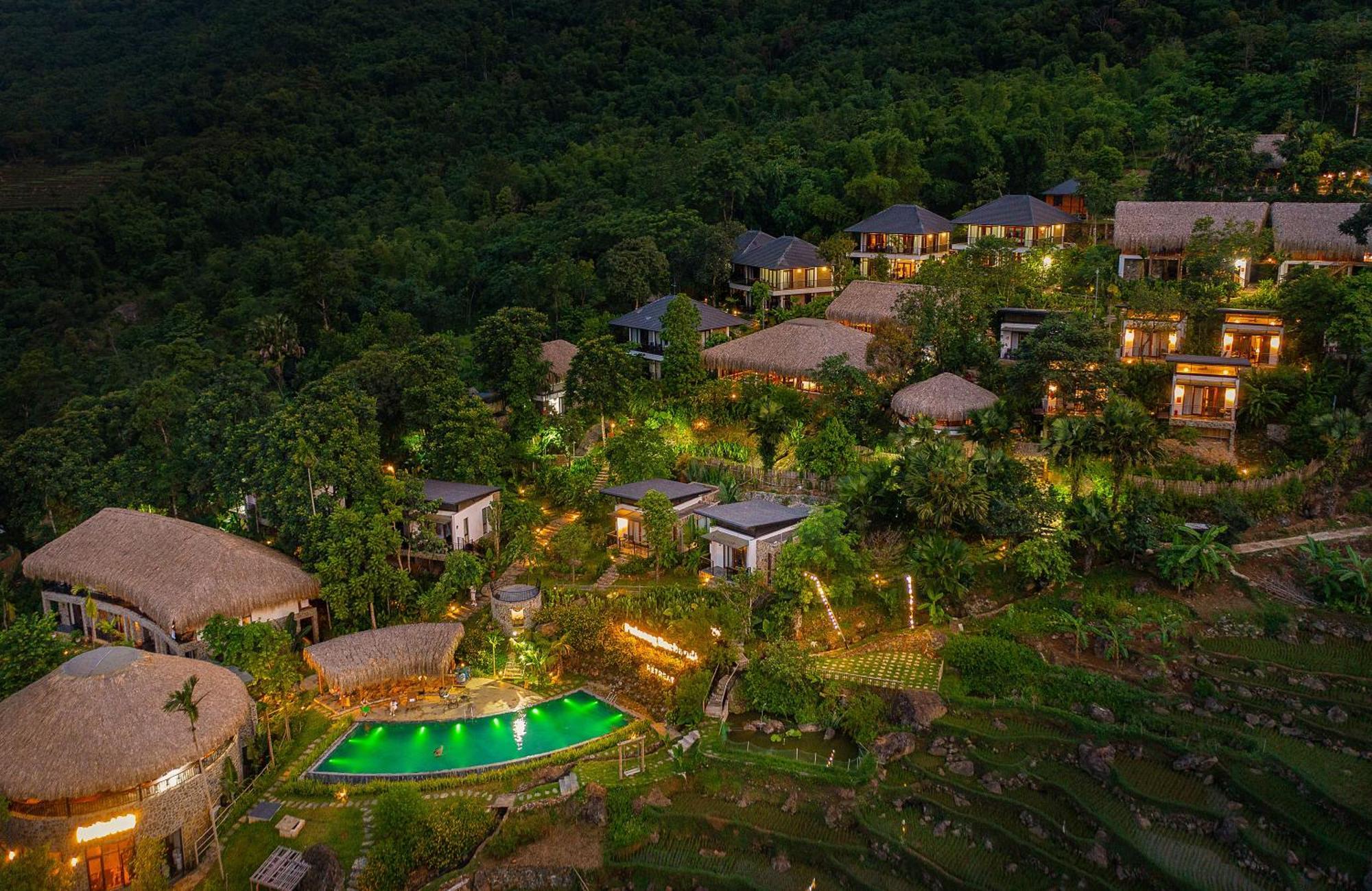 Hotel Pu Luong Bocbandi Retreat Exterior foto